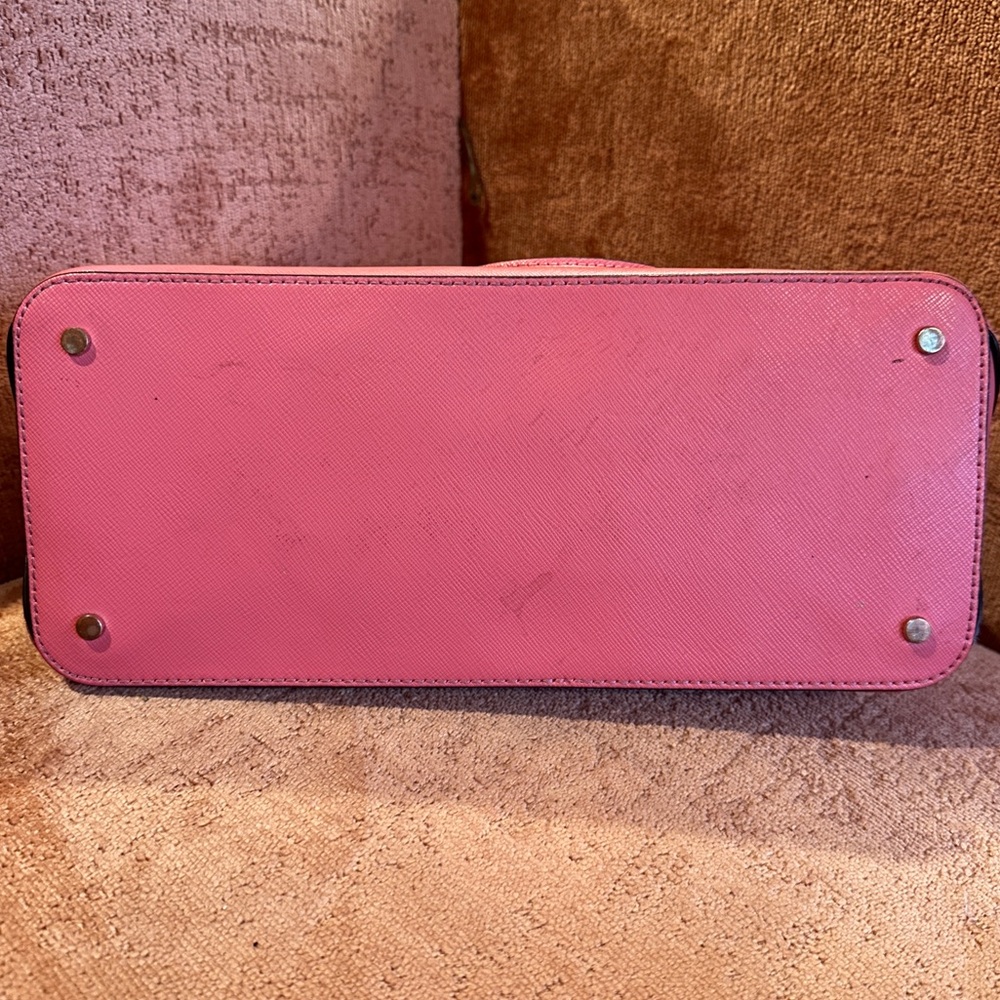 Kate Spade Payton Medium Dome Satchel in Garden Pink Saffiano Leather - Picture 5 of 14